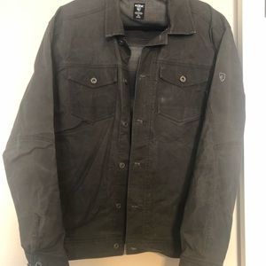 Kuhl Ore (Gray) color waxed jacket in XL